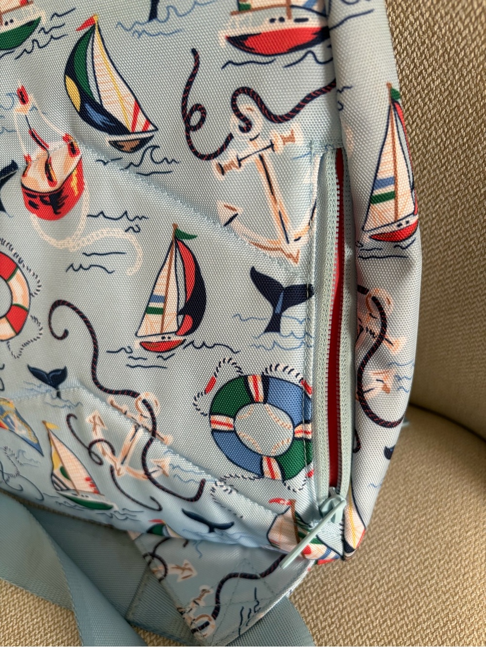 “Really Regatta” Vera Bradley ReActive Sling Backpack - Picture 6 of 8